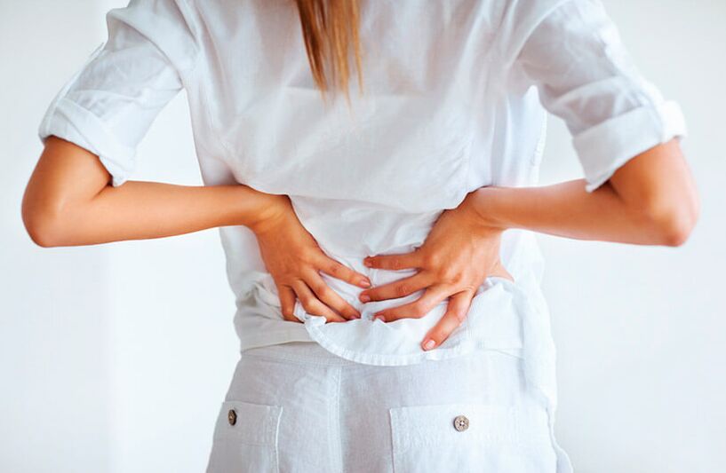 dolor de espalda en la región lumbar